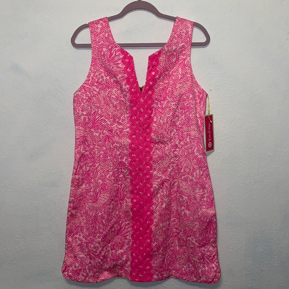 Lilly Pulitzer for Target Pink Printed Sleeveless Shift Dress